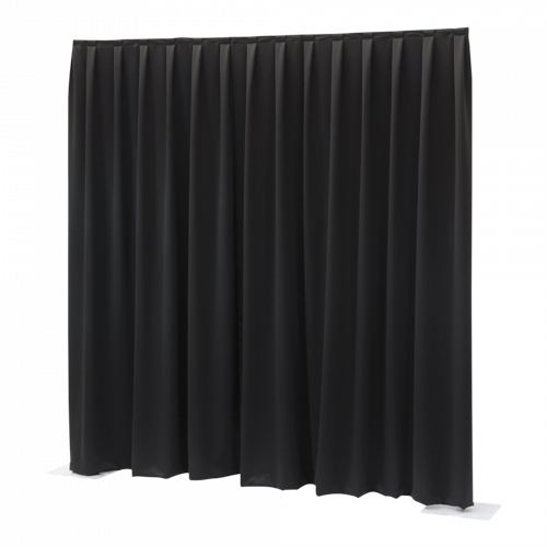 Pendrillon noir de 4 m - Largeur 3 m